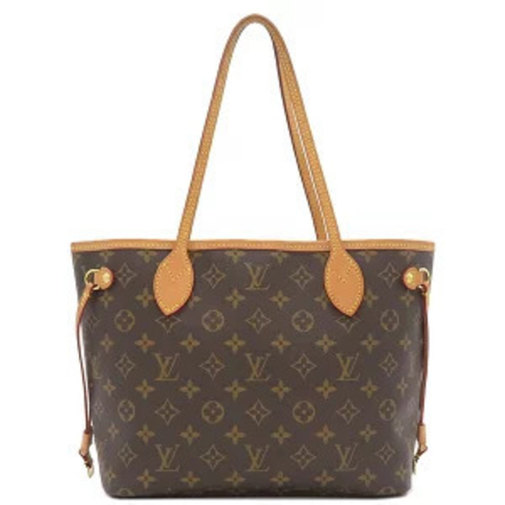 Louis Vuitton Neverfull Tote Bag Monogram Canvas Brown Shoulder